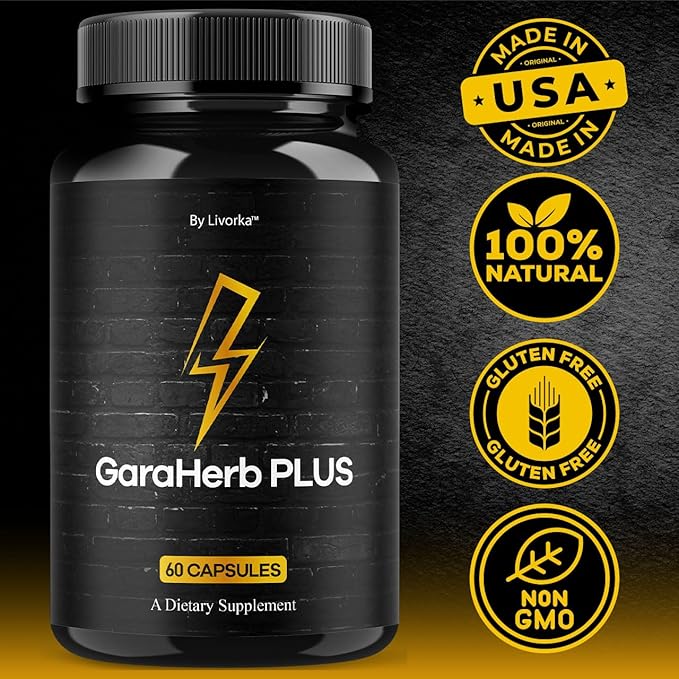 (2 Pack) GaraHerb Plus Capsules - Official Pills Advanced Supplement Support - Maximum Strength Natural Gara Herb Plus for Overall Health &amp Wellness Reviews 120 Capsules for 2 Months
