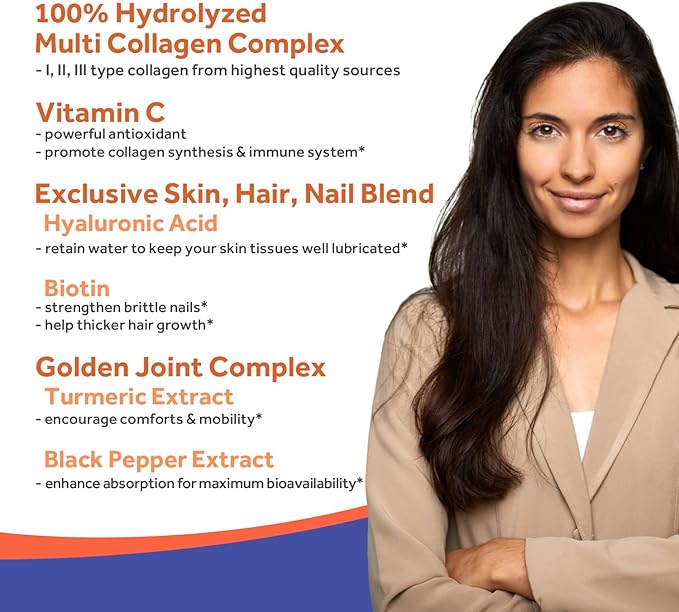 Doctor's Recipes Multi Collagen Complex &amp Magnesium Glycinate Bundle Whole Body Rejuvenation Relax &amp Relief Collagen Capsules 90 ct &amp Magnesium Capsules 90 ct