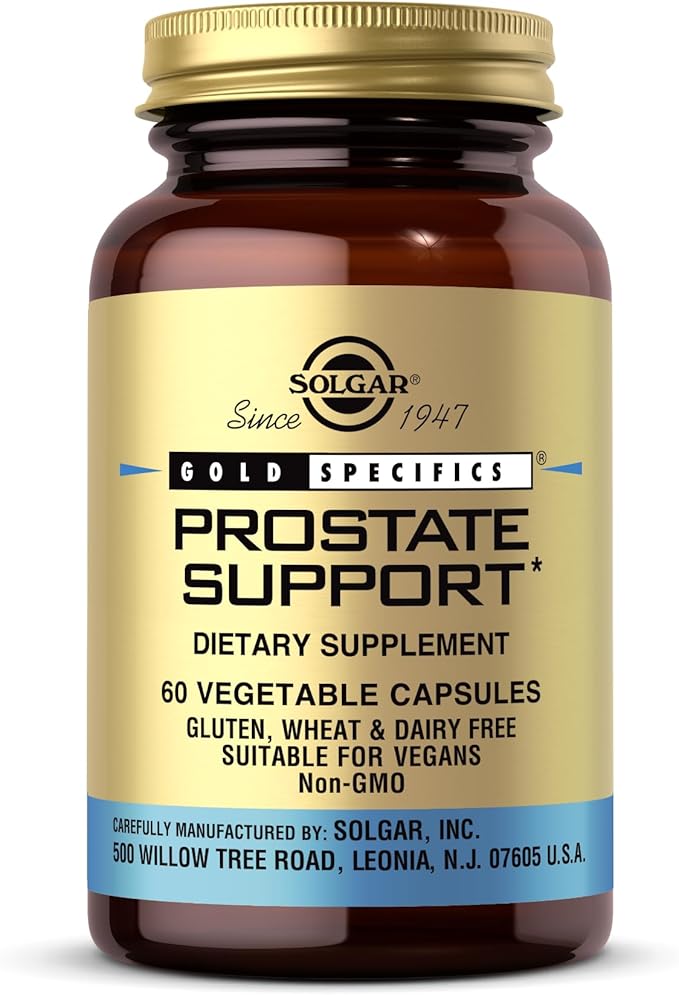 Solgar Prostate Support - 60 Vegetable Capsules - Non-GMO Vegan Gluten Free &amp Dairy Free - 30 Servings