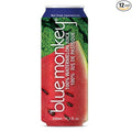 Blue Monkey 100% Pure Watermelon Juice - No Sugar Added Not from Concentrate - Halal Certified - Plant-Based Hydration Drink with Vitamin C Lycopene &amp Electrolytes - Shelf Stable - 11.2oz (330ml