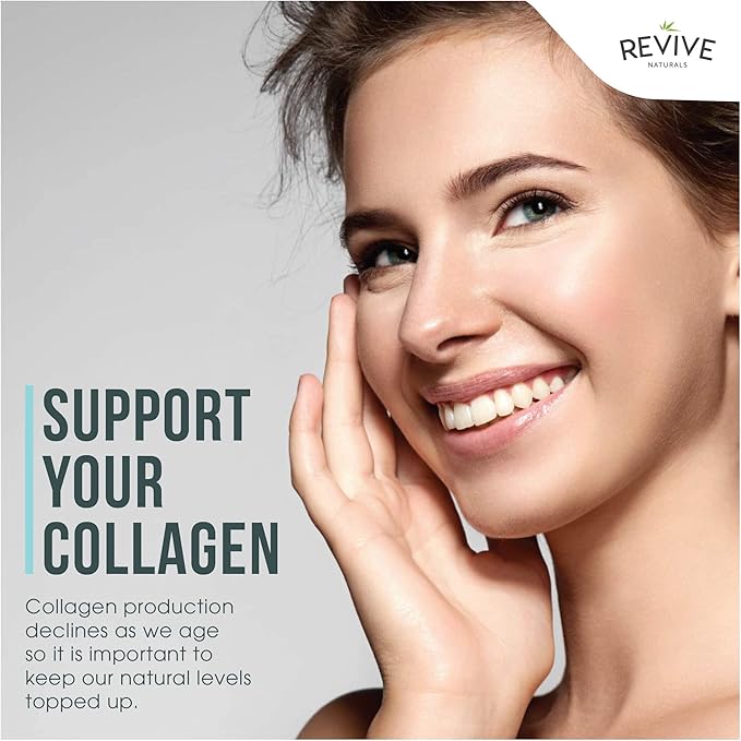 Revive Naturals Vanilla Multi Collagen Protein Powder - 400g - Unsweetened - 5 Types of Collagen Peptides - Hydrolyzed Grass Fed Bovine Wild Caught Marine &amp Free-Range Chicken - Keto Approved