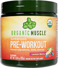 USDA Organic Pre-Workout Powder Lemon Berry | Clean Energy Without Jitters | Natural Performance Boost | No Artificial Sweeteners | 20 Superfoods | Low Caffeine 20 Servings