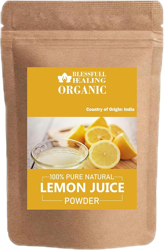 Organic Lemon Juice Powder 100% Pure Natural 200 Gram / 7.05 oz