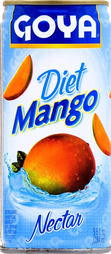 Goya Foods Diet Mango Nectar 9.6 Fl Oz (Pack of 24)