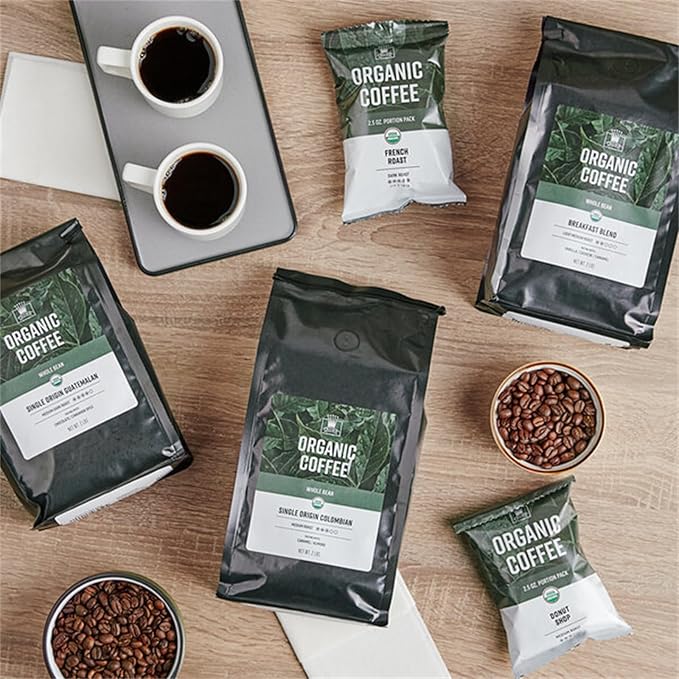 Crown Beverages Organic Single Origin Colombian Coffee Packet 2.5 oz. - 24/Pieces WS-110COCLMBNPK-NPF