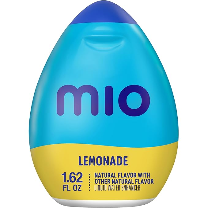 MiO Liquid Water Enhancer Variety Pack – Orange Tangerine Fruit Punch Lemonade &amp Cherry Blackberry Flavors (Pack of 4)