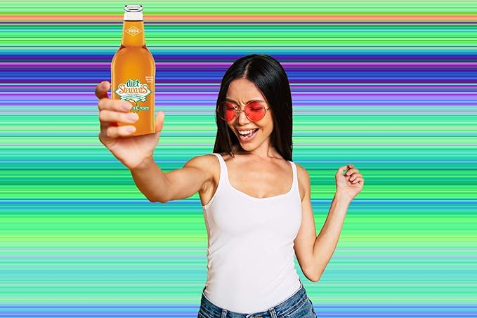 Diet Stewart's Orange 'n Cream Soda 12 fl oz (24 Glass Bottles)