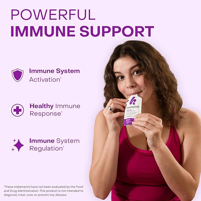 Healthycell REM Sleep Aid Supplement + Immune Super Boost Supplement Bundle