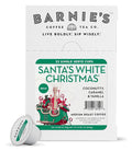 BARNIE'S COFFEE TEA CO. Single Serve K cups for Keurig Brewers Medium Roast Arabica Coffe Beans Decaf Santa's White Christmas 22 Count