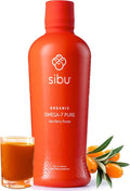 sibu Omega-7 Pure 100% Pure Sea Buckthorn Juice (32 oz) USDA Organic