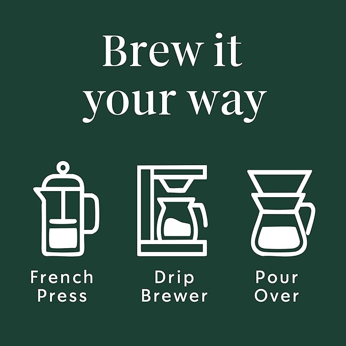 Starbucks Ground Coffee Blonde Roast Hot or Iced Coffee Decaf Veranda Blend Six 12 oz Bags