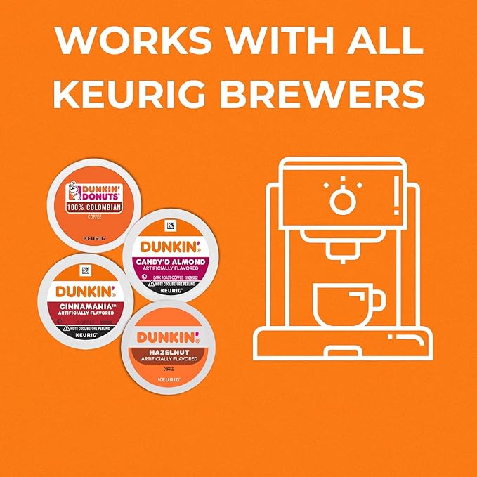Dunkin K-Cups Coffee Variety Pack – 30 Count 5 Flavors: Original Blend Caramel Me Crazy French Vanilla Hazelnut Cold Coffee – Keurig Compatible with Recipe eBook (30units 5 Flavors)