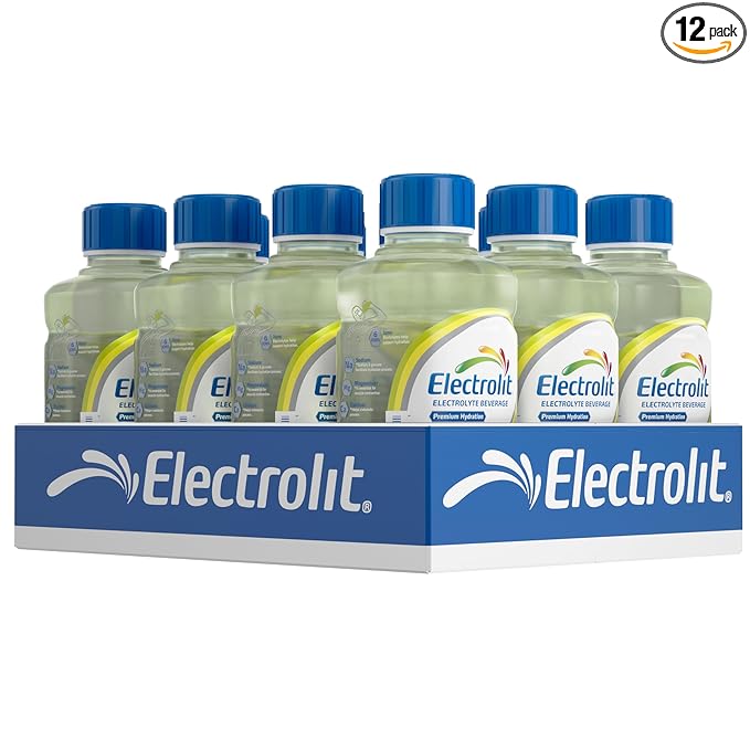 Electrolit Electrolyte Beverage Lemon-Lime 21 Fl Oz bottle (Pack of 12)