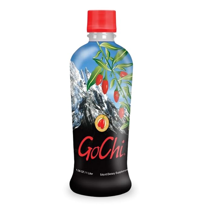 Youngevity GoChi Himalayan Goji Juice – Advanced Spectral Signature LBP Process – Antioxidant-Rich Goji Pomegranate Grape Juice – Immune and Energy Support – 1 Liter Bottle – No Sugar Added (Pack of