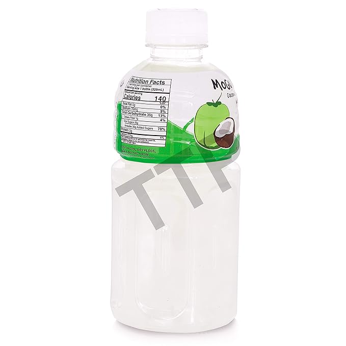 Mogu Mogu Fruit Juice with Nata De Coco 10.82 oz (Pack of 24) (Coconut)