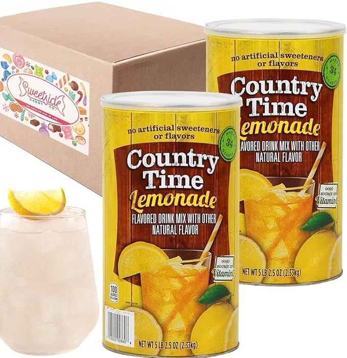 COUNTRY's Time Lemonade Drink Mix Powder Best Flavor 5lb 2.5 oz