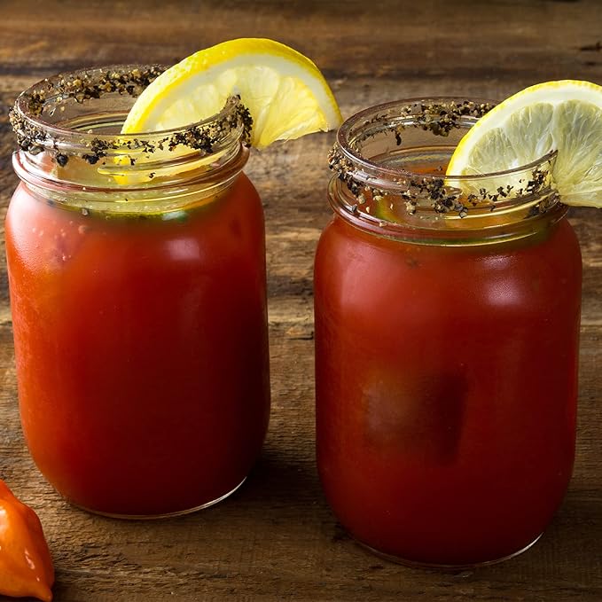 SPOOKY - Dill Pickle Bloody Mary Mix - Made With All Premium Natural Ingredients - No Artificial Color or Flavor - No Preservative No MSG Low Carb Low Calorie &amp Gluten Free - 32 Oz (Pack of 2)