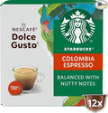 Nescafe Dolce Gusto Starbucks Colombia Espresso x 3 Boxes (36 Capsules) 36 Drinks