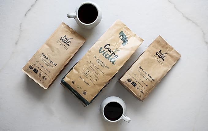 Buena Vida Speacialty Coffee - Cerros de Tarrazú Ground - Costa Rican Regenerative Coffee (12 oz)