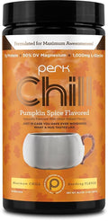 Perk Chill Drink Mix (Pumpkin Spice) 18 Servings – Calming Melatonin-Free Nighttime Sleep Aid Support with Magnesium &amp L-Glycine Soy-Free Peanut-Free Gluten-Free