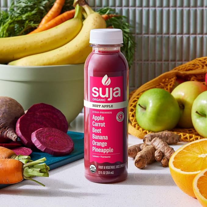 Suja Essentials Organic Sweet Beets Juice 12 Fluid Ounce - 6 per case.