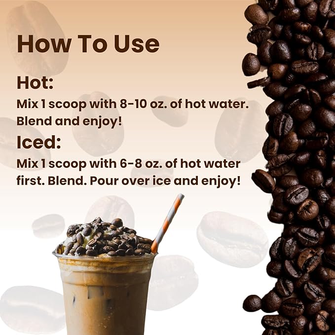 Keto Cappuccino - French Vanilla Coconut Cream - Keto Instant Coffee Mix with MCT Oil - Low Carb/High Fat Organic Coffee Supports Ketosis - Energy - No Sugar - Made in USA – 28 Servings