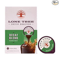 Lone Tree Single-Serve Coffee Pods – Premium 100% Arabica Liquid Concentrate – Smooth &amp Bold Decaf – 12 Pods – Ready Hot or Iced