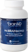 BRAINMD Dr Amen ProBRAINbiotics - 3 Billion CFU 60 Capsules - Promotes Gut Health - Gluten Free - 60 Servings