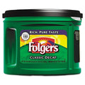 Folgers 00374EA Coffee Classic Roast Decaffeinated Ground 22 3/5oz Can