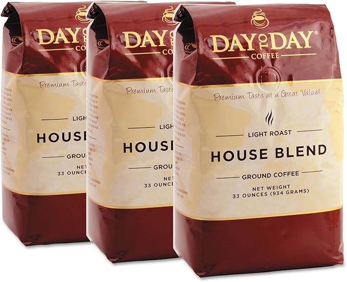 Papanicholas Coffee Coffee - Caffeinated - Day To Day House Blend - 33 Oz Per Bag - 3 Coffeebag - 3 / Pack