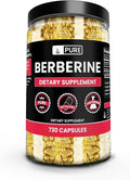 PURE ORIGINAL INGREDIENTS Berberine (730 Capsules) No Magnesium Or Rice Fillers Always Pure Lab Verified