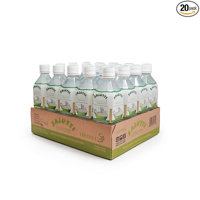 Salutti Aloe Vera Drink (Coconut 16.9 oz 20 Pack)