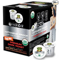 SOLLO KETO Dark Roast Infused Coffee Pods 0 g CARBS Coconut MCT Oil Compatible With 2.0 K-Cup Keurig Brewers 24 Ct