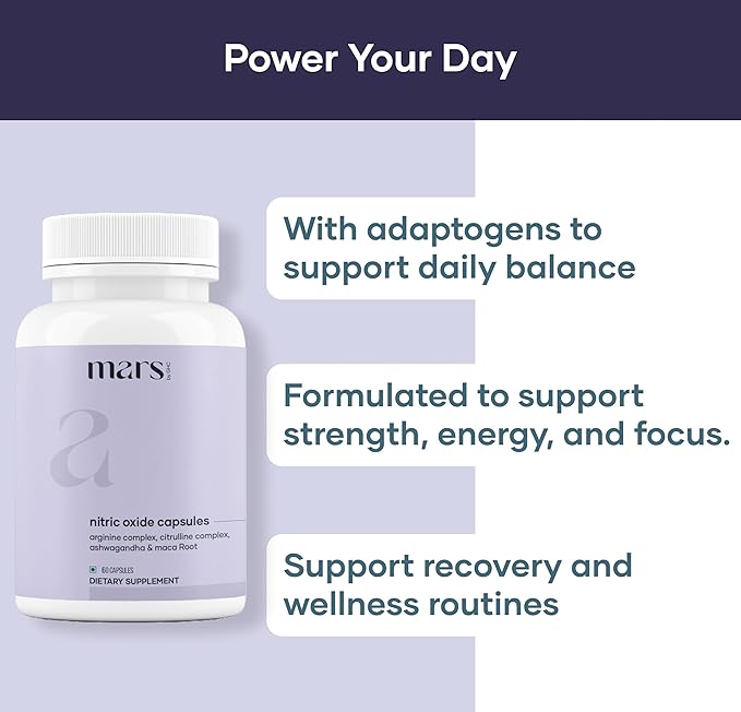 Mars Nitric Oxide Capsules - 120 Capsules (Nitric Oxide 02)