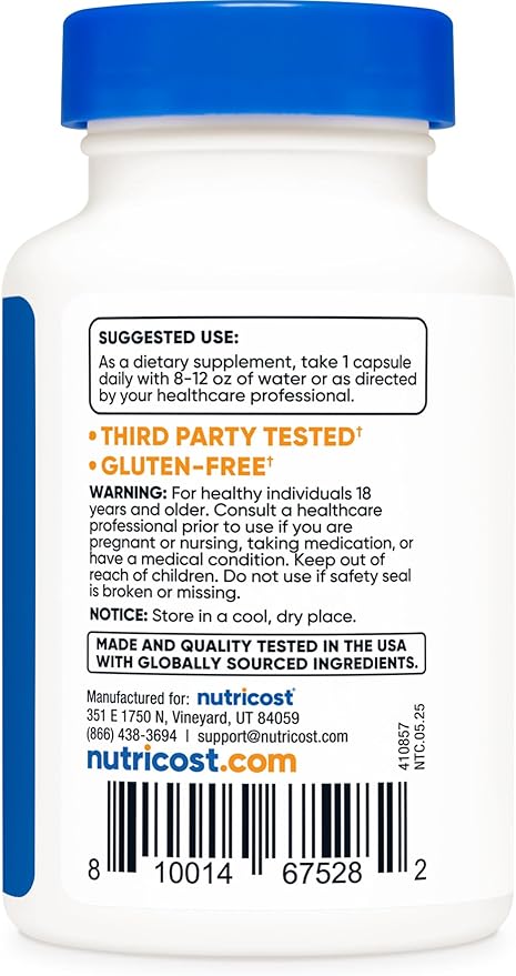 Nutricost Tudca 250mg 30 Capsules (2 Bottles)