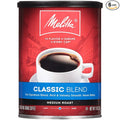 Melitta Classic Blend Coffee Medium Roast Extra Fine Grind 11 Ounce Can (Pack of 6) 66 Ounces Total