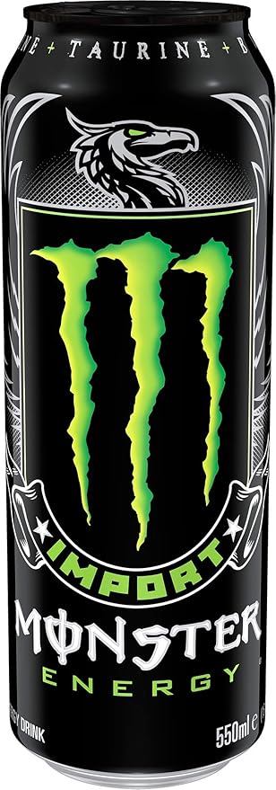 Monster Energy Import Energy Drink 18.6 Ounce | Pack of 12