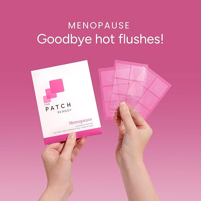 The Patch Remedy Menopause Patch | Black Cohosh Damiana Valerian Ginger | 30 Patches