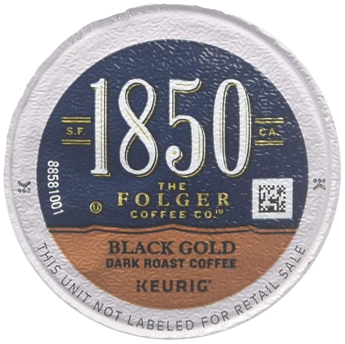 Folgers 1850 Black Gold Keurig K-Cups coffee 16 pods pack of 1