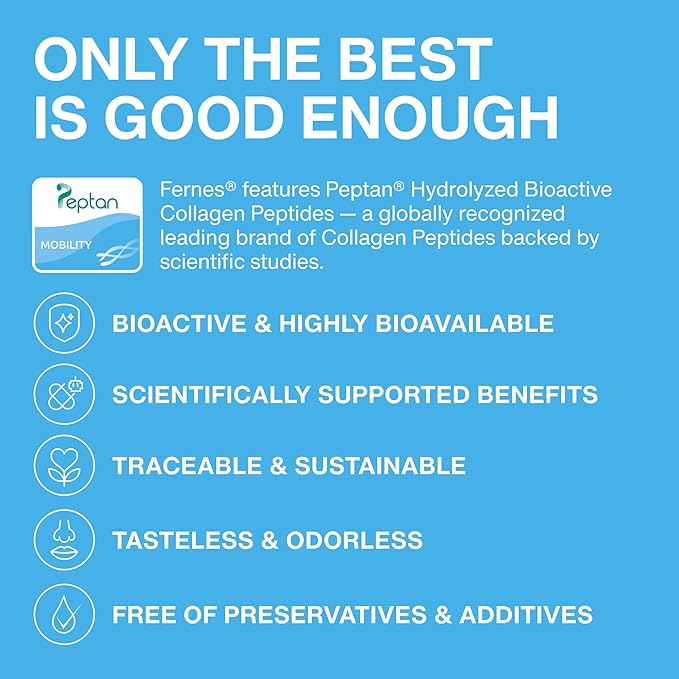 Mobility Collagen Peptides Powder - Glucosamine Chondroitin Hyaluronic Acid &amp Liposomal Vitamin C Joint Bone &amp Cartilage Support Grass-Fed Type I &amp III Keto &amp Paleo 28 Servings 11.8
