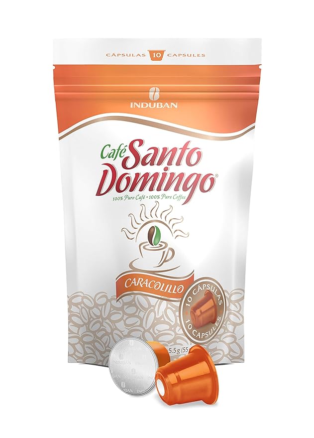Santo Domingo Coffee Capsules Bundle: Classic Intenso Peaberry – 30 Count Variety Pack - Compatible with Nespresso Original Brewers · Products from the Dominican Republic