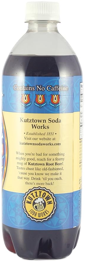 AmishTastes Root Beer Kutztown Nix Besser PA Dutch Style 24 Oz. (Pack of 4)