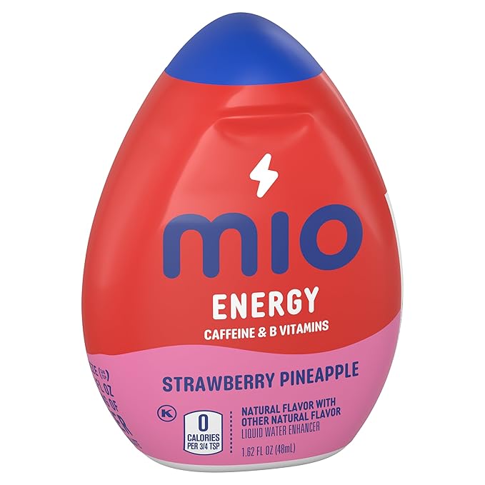 Mio Energy Liquid Water Enhancer Strawberry Pineapple Smash 1.62 OZ. (Pack of 12)