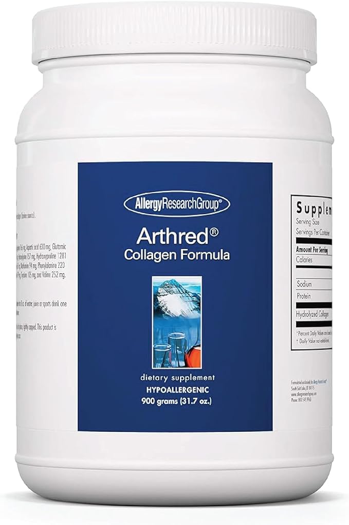 Allergy Research Group Collagen Powder for Men &amp Women - Collagen Peptides Arthred Supplement Bovine Sourced Arthred Powder Collagen Formula Hydrolyzed Collagen - 31.7 Oz