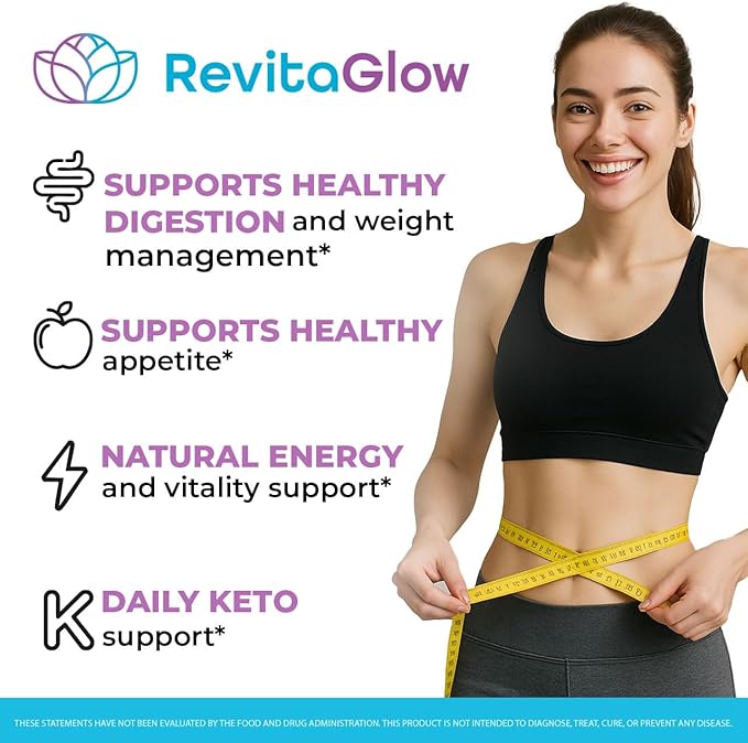 (2 Pack) RevitaGlow Gummies - Official Revita Glow Gummy Premium Natural Skin Health Support RevitaGlowGummies for Gut and Skin Healthy Advanced Renewal Formula Gummys 120 Gummies for 2 Months
