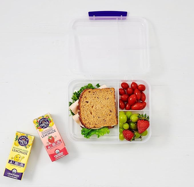 Uncle Matt’s No Sugar Added Strawberry Lemonade Organic Fruit Juice Box for Kids with Vitamin C D Zinc Only 10 Calories 32 pack of 6.75 oz Boxes