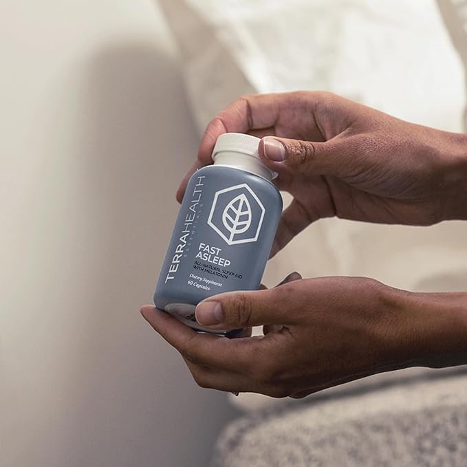 Terra Heath Essentials Fast Asleep - Sleep Support Helps with Sleeplessness &amp Restlessness - All Natural 30 Day Supply