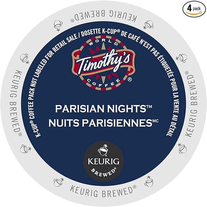 Timothy's World Coffee Parisian Nights K-Cup 96 count)