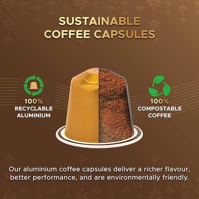 Coffeeza Variety Pack – 120 Coffee Capsules (Pack of 12) – Original Line compatible – Specialty Indian Coffee – Recyclable Pods – Medium to Medium Dark Roast – Espresso Pods