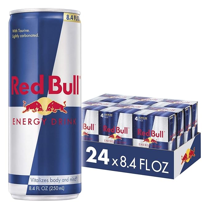 Red Bull Energy Drink Tropical and Original Formula Multiple Sizes (24 Pack)
